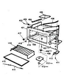 Cavity Parts parts for Kenmore Microwave 721.8815180 (7218815180, 721 8815180) from AppliancePartsPros.com