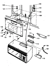 Installation Parts parts for Kenmore Microwave 721.8815180 (7218815180, 721 8815180) from AppliancePartsPros.com