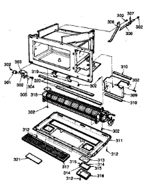 Grill And Duct Parts parts for Kenmore Microwave 721.8815180 (7218815180, 721 8815180) from AppliancePartsPros.com
