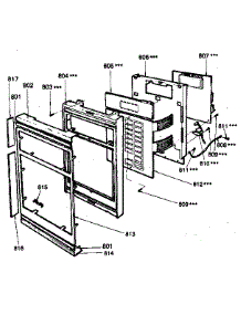 Control Panel Parts parts for Kenmore Microwave 721.8815180 (7218815180, 721 8815180) from AppliancePartsPros.com