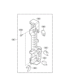 Latch Board parts for Kenmore Microwave 721.88503800 (72188503800, 721 88503800) from AppliancePartsPros.com