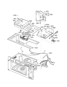 Interior Parts 2 parts for Kenmore Microwave 721.88513900 (72188513900, 721 88513900) from AppliancePartsPros.com
