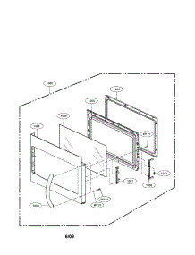 Door Parts parts for Kenmore Microwave 721.88519900 (72188519900, 721 88519900) from AppliancePartsPros.com