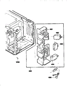 Latch Board parts for Kenmore Microwave 721.89253590 (72189253590, 721 89253590) from AppliancePartsPros.com