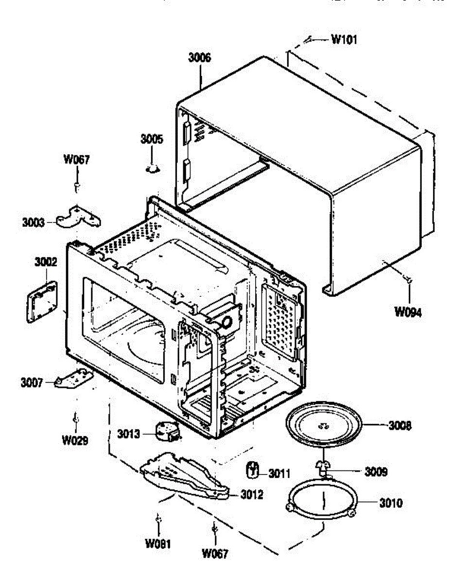 Parts for Kenmore 721.89253590 (72189253590, 721 89253590): Oven Cavity ...