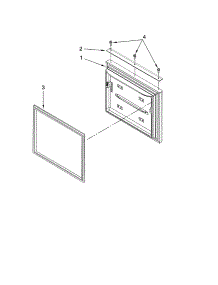 Freezer Door Parts parts for Kenmore Refrigerator 596.66039702 (59666039702, 596 66039702) from AppliancePartsPros.com