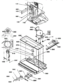 Machine Compartment Assembly parts for Kenmore Refrigerator 596.67272790 (59667272790, 596 67272790) from AppliancePartsPros.com