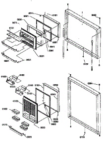 Door Assemblies parts for Kenmore Refrigerator 596.67272790 (59667272790, 596 67272790) from AppliancePartsPros.com