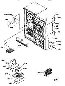 Door Handles And Accessories parts for Kenmore Refrigerator 596.67272790 (59667272790, 596 67272790) from AppliancePartsPros.com