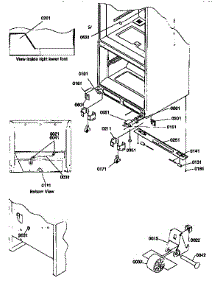 Insulation And Roller Assembly parts for Kenmore Refrigerator 596.67272790 (59667272790, 596 67272790) from AppliancePartsPros.com