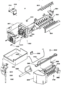 Ice Maker Assembly And Parts parts for Kenmore Refrigerator 596.67275790 (59667275790, 596 67275790) from AppliancePartsPros.com