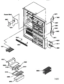 Door Handles And Accessories parts for Kenmore Refrigerator 596.67277790 (59667277790, 596 67277790) from AppliancePartsPros.com