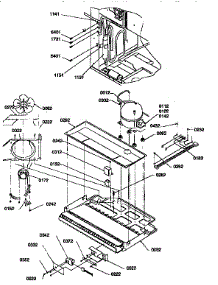 Machine Compartment Assembly parts for Kenmore Refrigerator 596.67277790 (59667277790, 596 67277790) from AppliancePartsPros.com