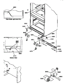 Insulation And Roller Assembly parts for Kenmore Refrigerator 596.67277790 (59667277790, 596 67277790) from AppliancePartsPros.com