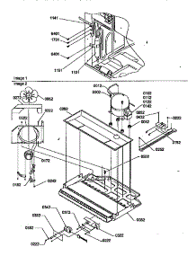 Machine Compartment parts for Kenmore Refrigerator 596.68142790 (59668142790, 596 68142790) from AppliancePartsPros.com