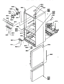 Controls And Light Covers parts for Kenmore Refrigerator 596.68142790 (59668142790, 596 68142790) from AppliancePartsPros.com