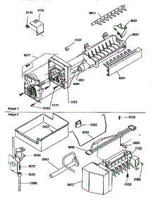 Ice Maker Assembly parts for Kenmore Refrigerator 596.68142790 (59668142790, 596 68142790) from AppliancePartsPros.com