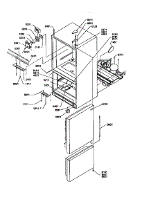 Controls And Light Covers parts for Kenmore Refrigerator 596.68142791 (59668142791, 596 68142791) from AppliancePartsPros.com