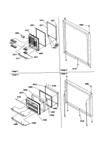 Door Assemblies parts for Kenmore Refrigerator 596.68142890 (59668142890, 596 68142890) from AppliancePartsPros.com