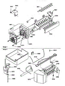 Ice Maker Assembly parts for Kenmore Refrigerator 596.68147790 (59668147790, 596 68147790) from AppliancePartsPros.com