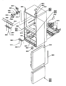 Controls And Light Covers parts for Kenmore Refrigerator 596.68147790 (59668147790, 596 68147790) from AppliancePartsPros.com