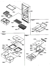 Shelving Assemblies parts for Kenmore Refrigerator 596.68147790 (59668147790, 596 68147790) from AppliancePartsPros.com