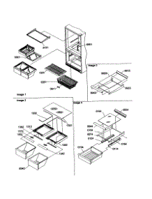 Shelving Assemblies parts for Kenmore Refrigerator 596.68147890 (59668147890, 596 68147890) from AppliancePartsPros.com