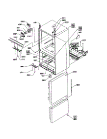 Control And Light Covers parts for Kenmore Refrigerator 596.68147891 (59668147891, 596 68147891) from AppliancePartsPros.com
