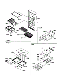 Shelving Assemblies parts for Kenmore Refrigerator 596.69147990 (59669147990, 596 69147990) from AppliancePartsPros.com
