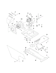 Motor / Blower / Belt parts for Kenmore Washer Dryer Combo 417.94814301 (41794814301, 417 94814301) from AppliancePartsPros.com