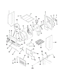 Upper Cabinet / Drum Heater parts for Kenmore Washer Dryer Combo 417.94872302 (41794872302, 417 94872302) from AppliancePartsPros.com