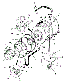 Tubs & Hoses parts for Kenmore Washer 417.94988110 (41794988110, 417 94988110) from AppliancePartsPros.com