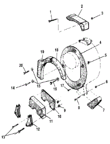 Counterweight parts for Kenmore Washer 417.94988810 (41794988810, 417 94988810) from AppliancePartsPros.com