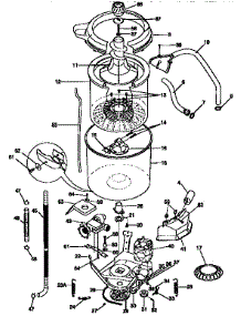 Washer Assembly parts for Kenmore Washer Dryer Combo 417.97802790 (41797802790, 417 97802790) from AppliancePartsPros.com