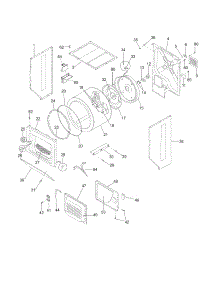 Upper Cabinet / Drum Heater parts for Kenmore Washer Dryer Combo 417.97812704 (41797812704, 417 97812704) from AppliancePartsPros.com