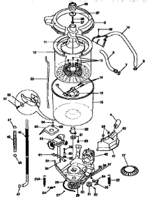 Tub, Basket, And Agitator parts for Kenmore Washer Dryer Combo 417.97862790 (41797862790, 417 97862790) from AppliancePartsPros.com