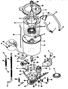Tub, Basket, And Agitator parts for Kenmore Washer Dryer Combo 417.97862791 (41797862791, 417 97862791) from AppliancePartsPros.com