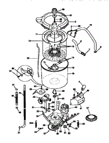 Tub, Basket, And Agitator parts for Kenmore Washer Dryer Combo 417.97864790 (41797864790, 417 97864790) from AppliancePartsPros.com