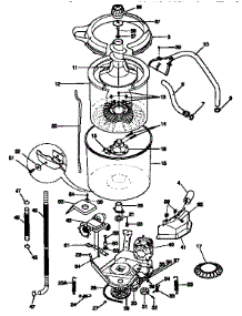 Tub, Basket, And Agitator parts for Kenmore Washer Dryer Combo 417.97864791 (41797864791, 417 97864791) from AppliancePartsPros.com