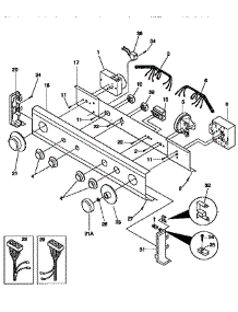 Control Panel parts for Kenmore Washer Dryer Combo 417.97864792 (41797864792, 417 97864792) from AppliancePartsPros.com