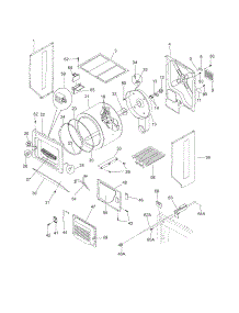 Upper Cabinet / Drum Heater parts for Kenmore Washer Dryer Combo 417.97962701 (41797962701, 417 97962701) from AppliancePartsPros.com