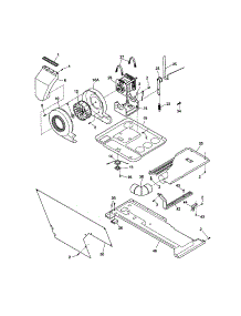 Housing-Blower parts for Kenmore Washer Dryer Combo 417.98702892 (41798702892, 417 98702892) from AppliancePartsPros.com
