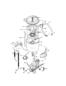 Tub parts for Kenmore Washer Dryer Combo 417.98702892 (41798702892, 417 98702892) from AppliancePartsPros.com