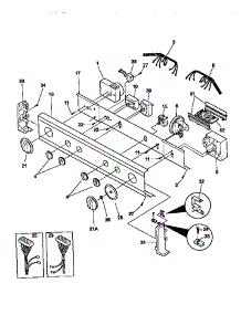 Control Panel parts for Kenmore Washer Dryer Combo 417.98862890 (41798862890, 417 98862890) from AppliancePartsPros.com