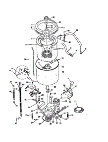 Tub, Basket, And Agitator parts for Kenmore Washer Dryer Combo 417.98864890 (41798864890, 417 98864890) from AppliancePartsPros.com