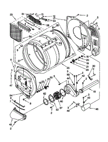 Bulkhead parts for Kenmore Dryer 110.77902792 (11077902792, 110 77902792) from AppliancePartsPros.com