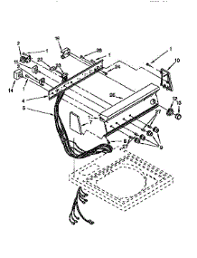 Control Panel parts for Kenmore Washer 110.92587200 (11092587200, 110 92587200) from AppliancePartsPros.com