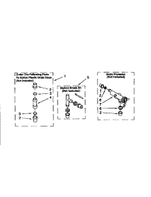 Water System parts for Kenmore Washer 110.92588410 (11092588410, 110 92588410) from AppliancePartsPros.com