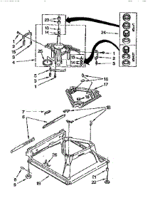 Machine Base parts for Kenmore Washer 110.92590100 (11092590100, 110 92590100) from AppliancePartsPros.com
