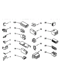 Wiring Harness parts for Kenmore Washer 110.92591220 (11092591220, 110 92591220) from AppliancePartsPros.com